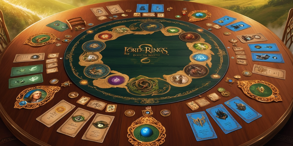 Board Game Lord Of The Rings art.